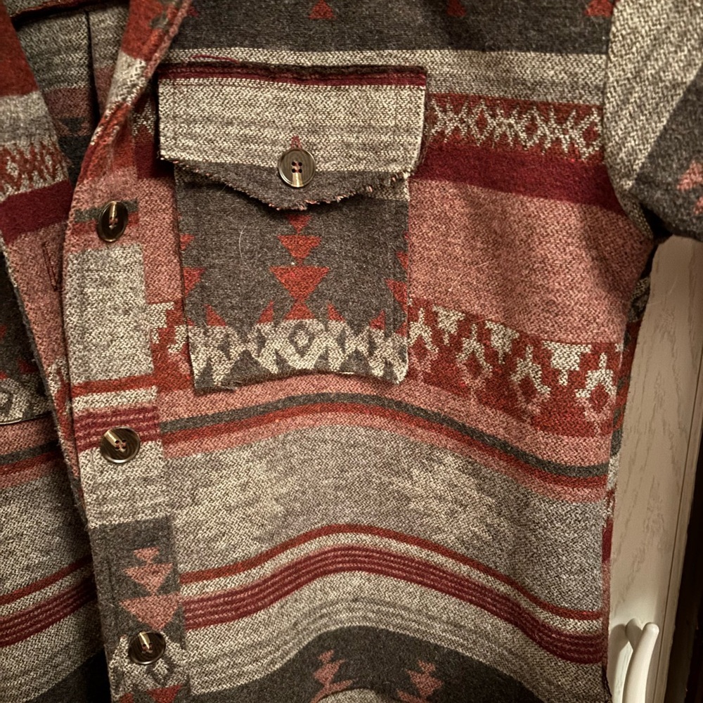 Patterned Utility Jacket - image 2